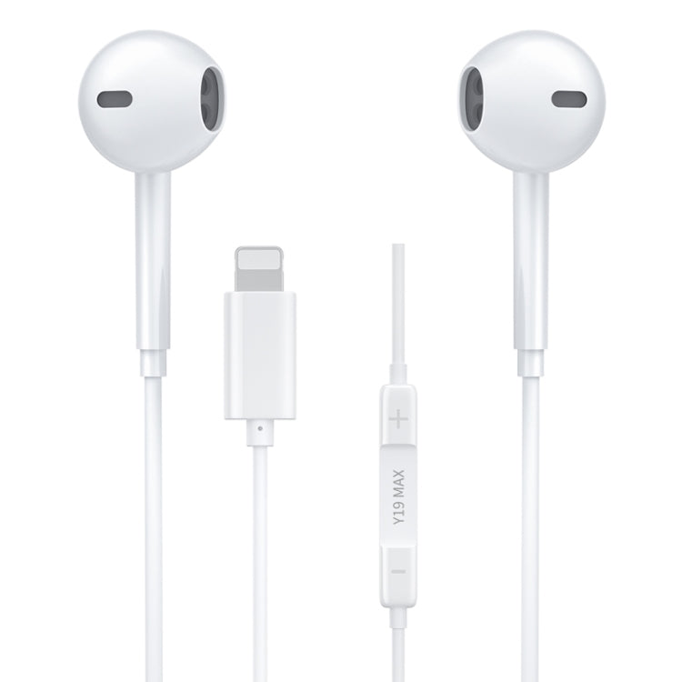 Auricolare cablato stereo HIFI in-ear a 8 pin serie WK Y19 MAX iDeal, lunghezza: 1,2 m, Y19 MAX Auricolare cablato stereo HIFI in-ear a 8 pin serie WK Y19 MAX iDeal, lunghezza: 1,2 m, Y19 MAX